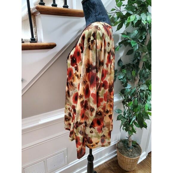 SML Sport Women's Multicolor 100% Polyester Scoop Neck Long Sleeve Top Size 2XL - Picture 6 of 10